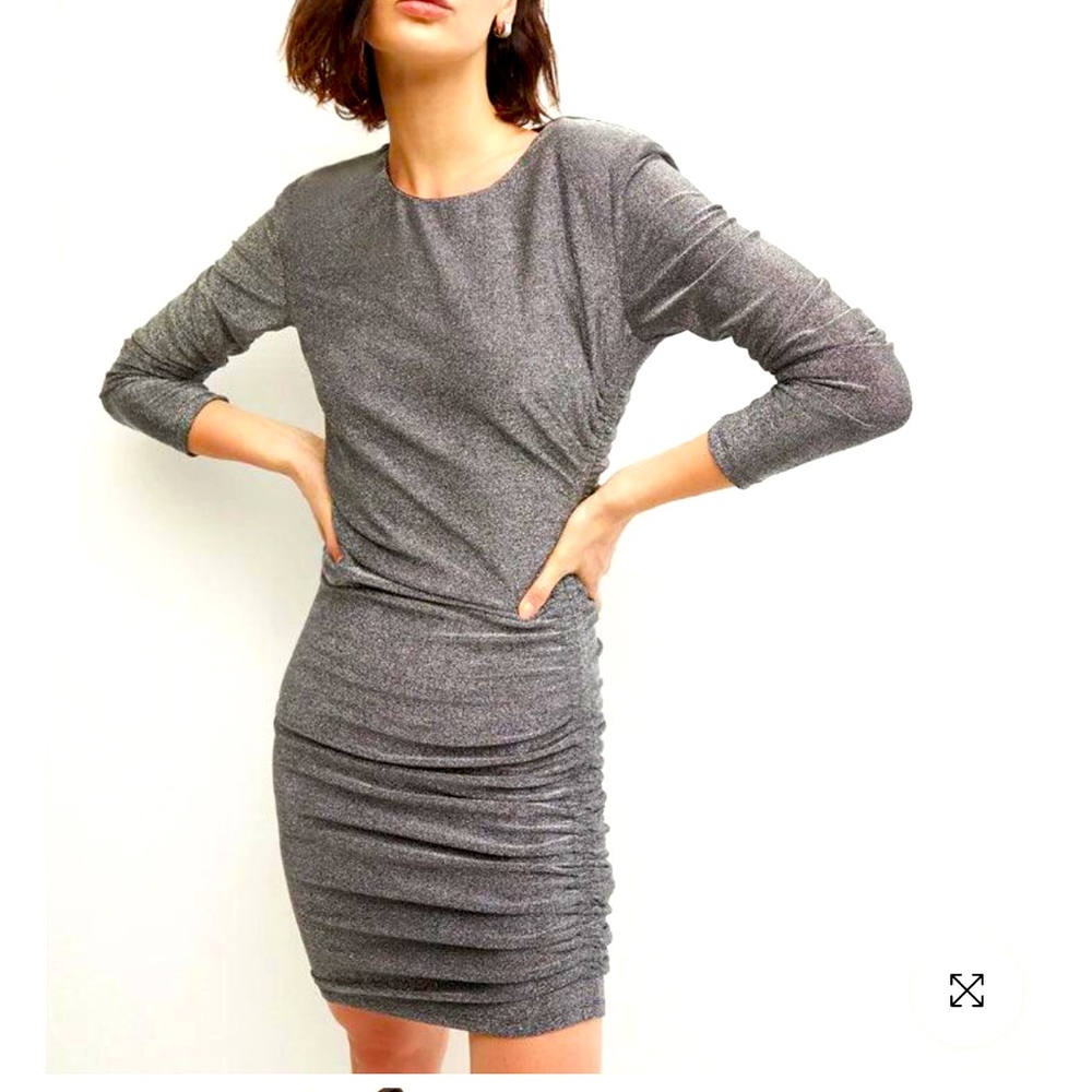Verionica Beard Cyrus Metallic Dress